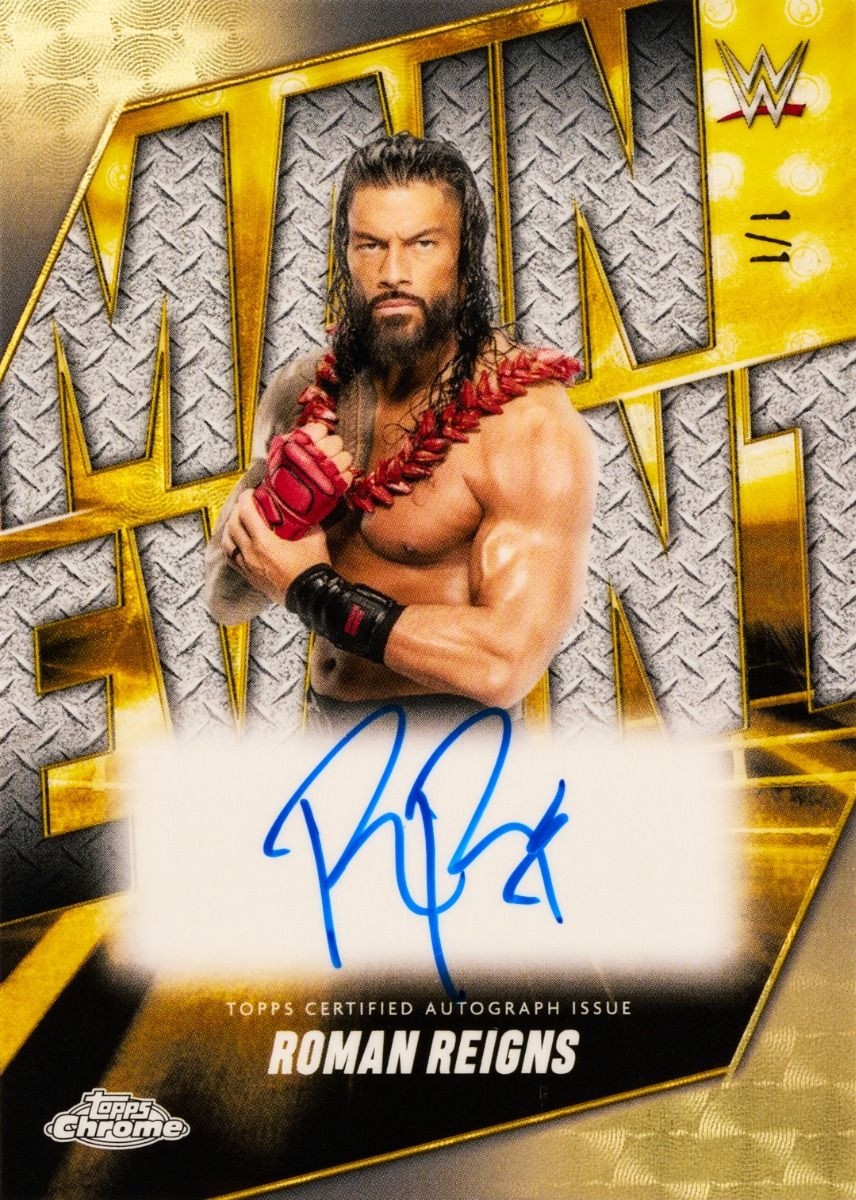 2025 Topps Chrome WWE Hobby Box