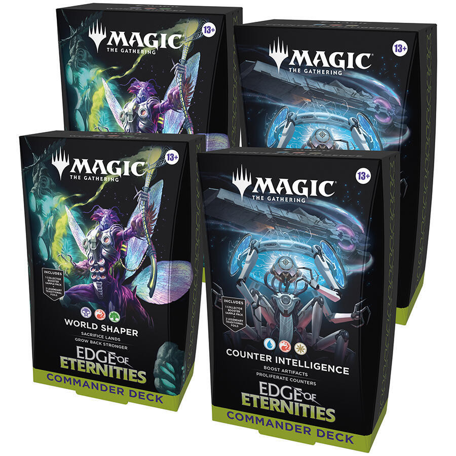 Magic: The Gathering  Commander: Edge of Eternities (EOC)  World Shaper & Counter  Intelligence Decks