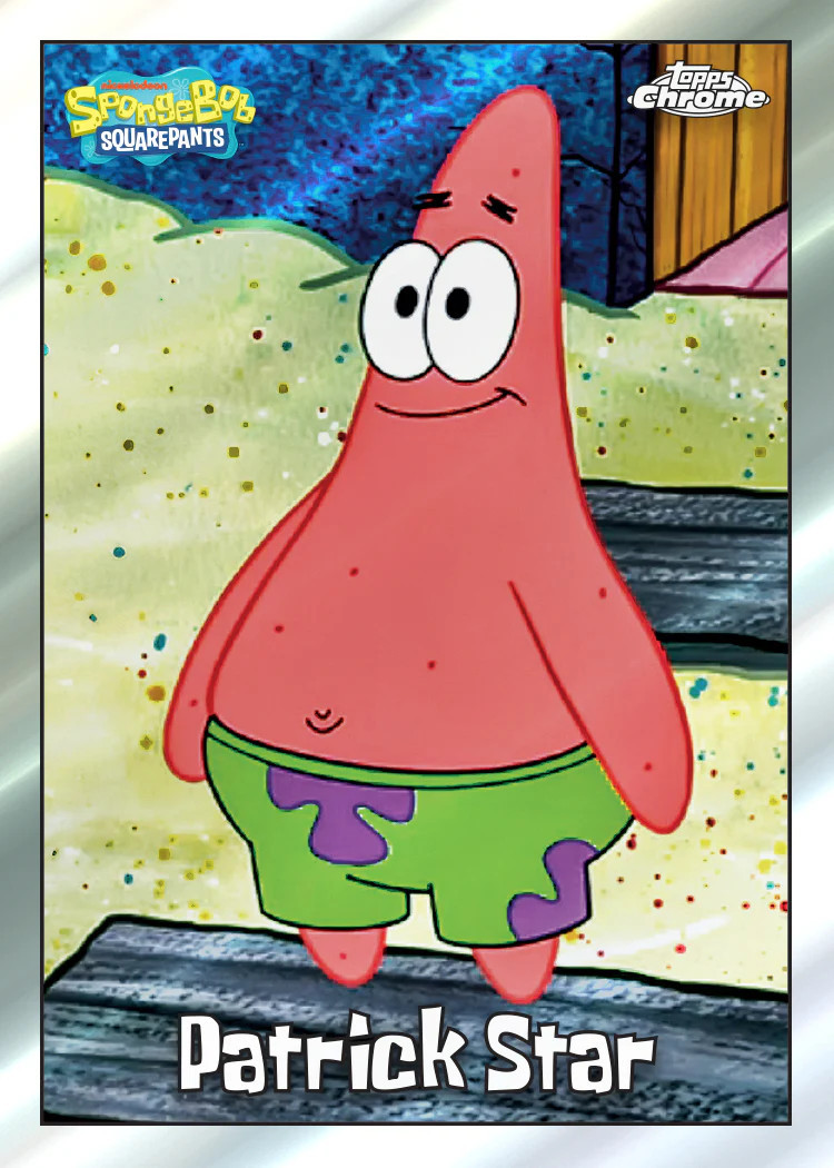 2025 Topps Chrome SpongeBob 25th Anniversary Blaster Box