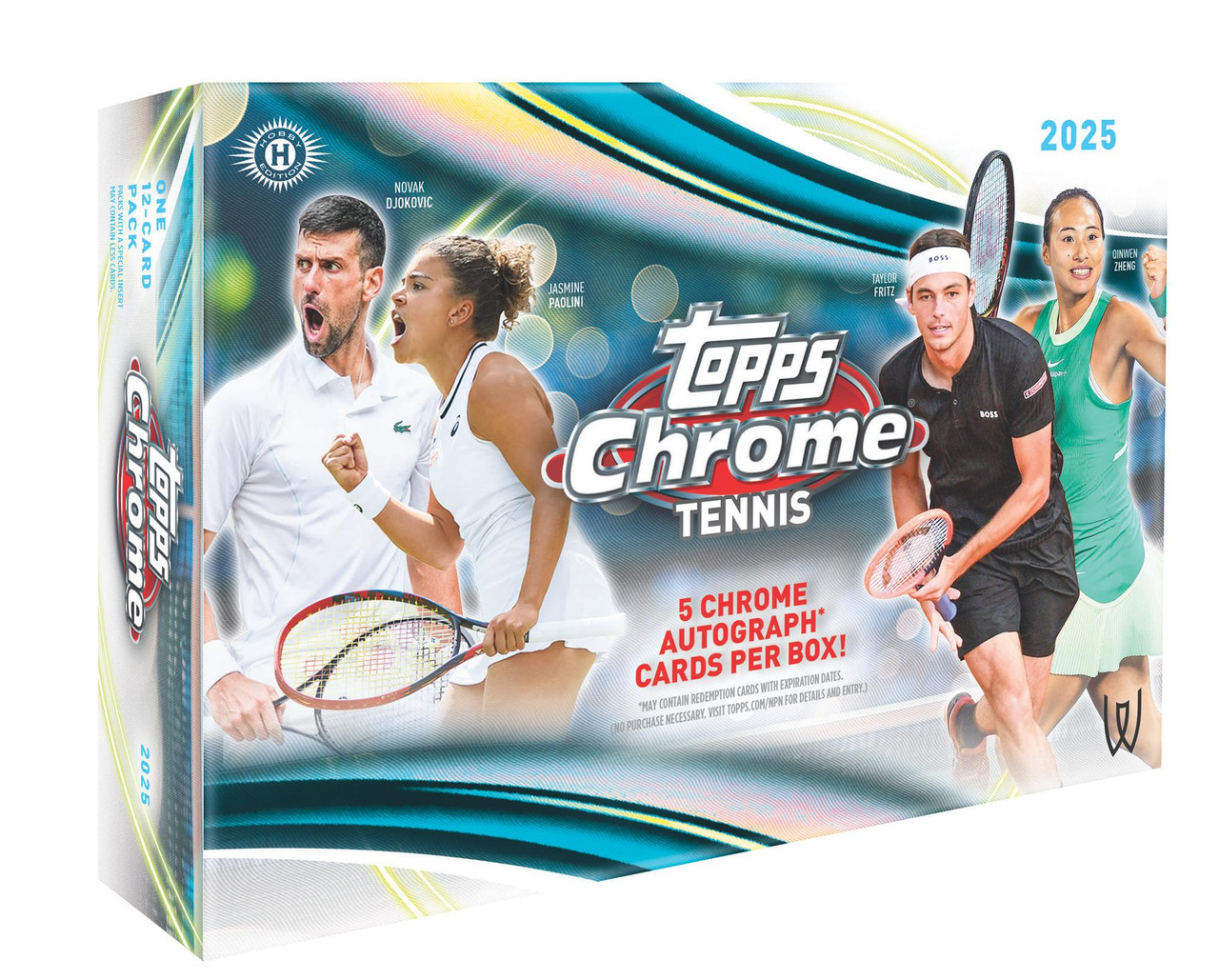 2025 Topps Chrome Tennis Breakers Delight Box | Chrome Autographs