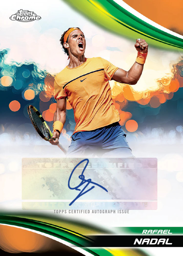 52美品！certificato di garanzia コレクション 絵 2025 Topps Chrome® Tennis - Hobby Box