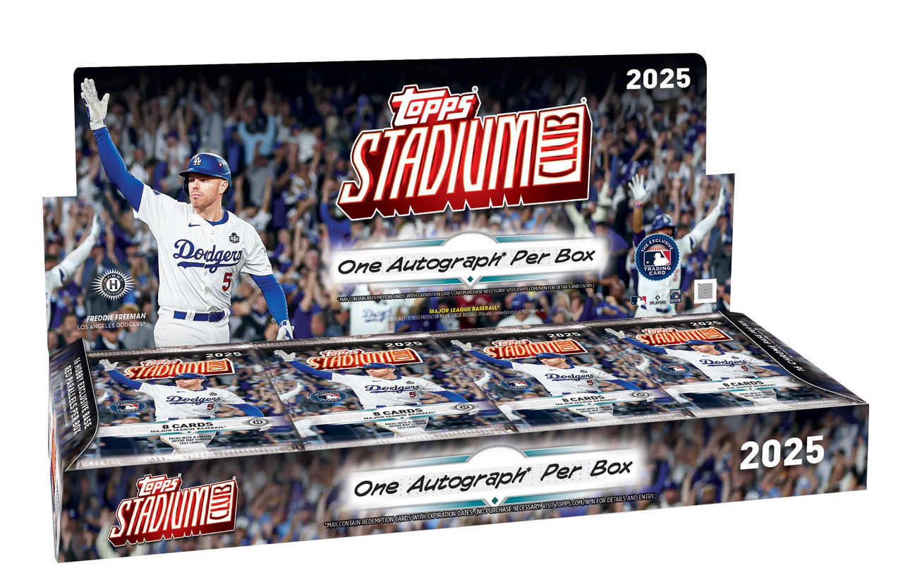 2025 Topps Stadium Club Baseball Hobby Box | 1 Autograph Per Box