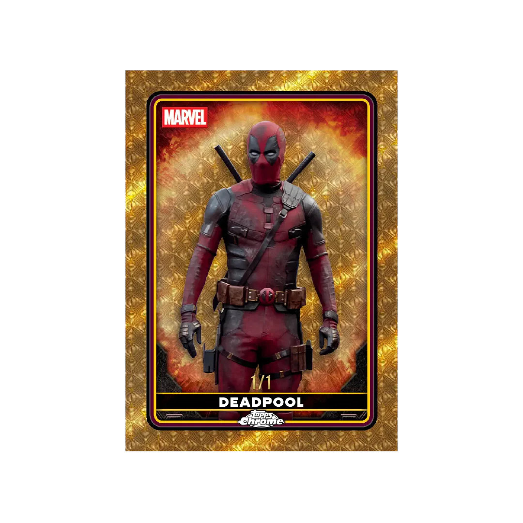 2025 Topps Marvel Chrome Deadpool Blaster Box | Marvel Trading Cards