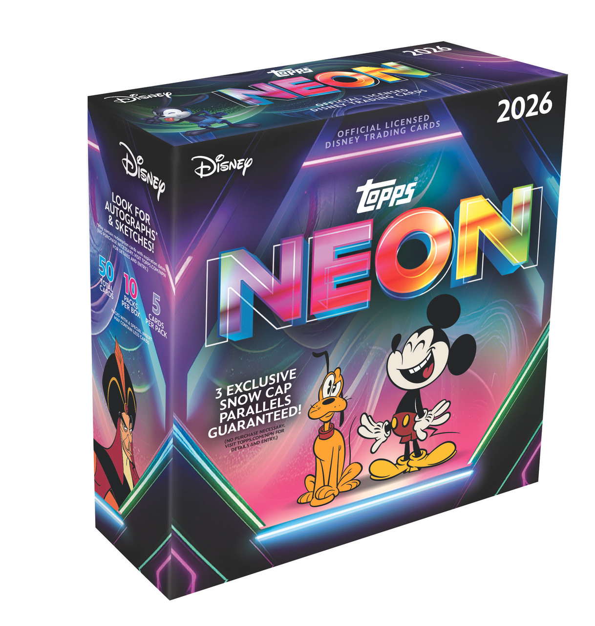 2026 Topps Disney Neon Mega Box | Disney Trading Cards