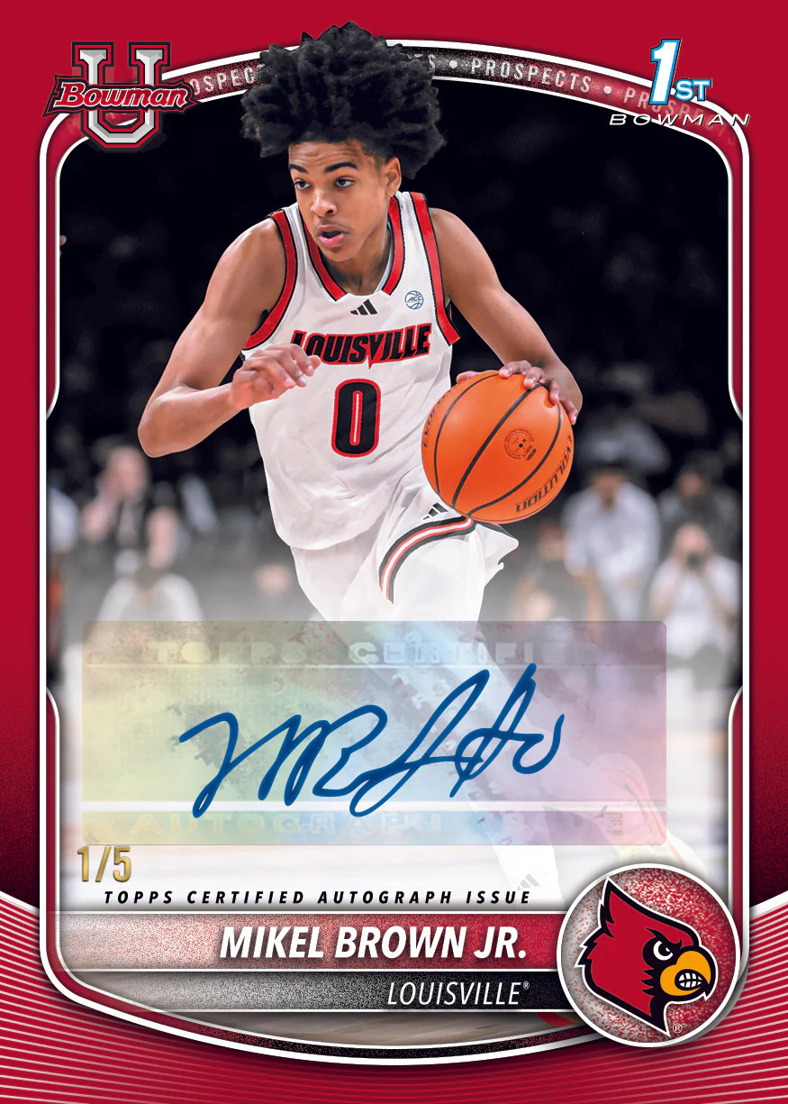 2025/26 Topps Bowman Basketball Jumbo Box – 4 Autos Per Box