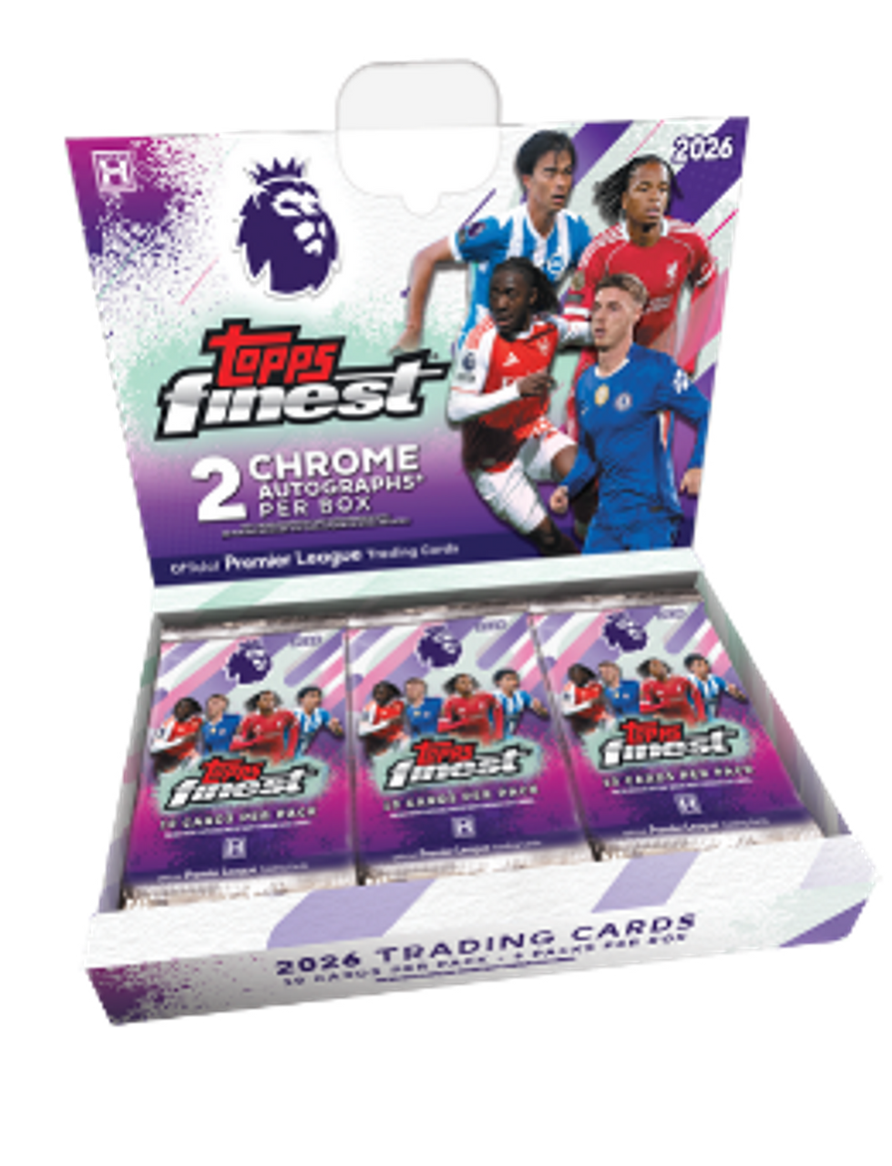 2025/26 2026 Topps Finest Premier League Hobby Box – 2 Autos Per Box