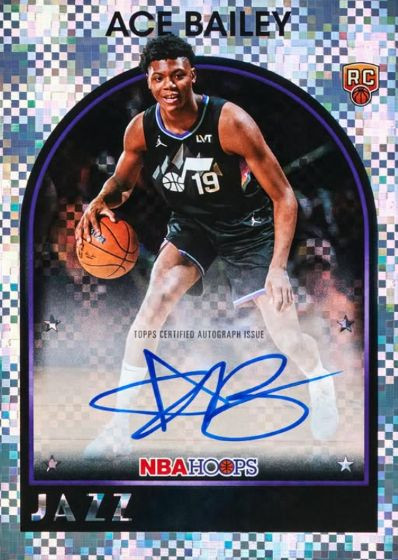 2025/26 Topps NBA Hoops Basketball Jumbo Hobby Box – 2 Autos Per Box