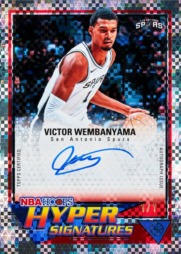 2025/26 Topps NBA Hoops Basketball Jumbo Hobby Box – 2 Autos Per Box
