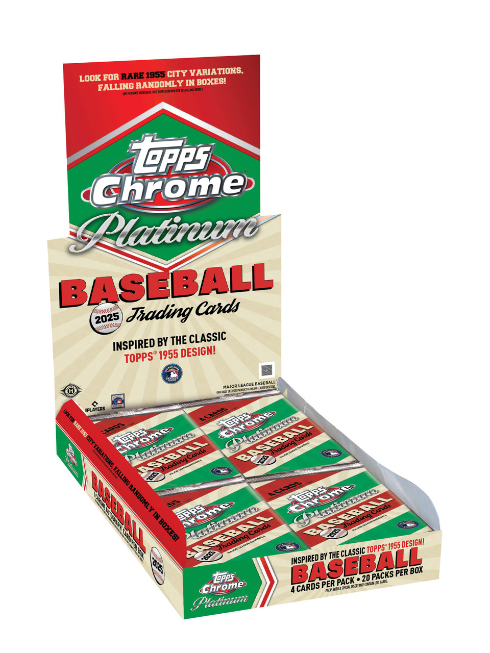 2025 Topps Chrome Platinum Baseball Hobby Box | Topps Chrome Cards