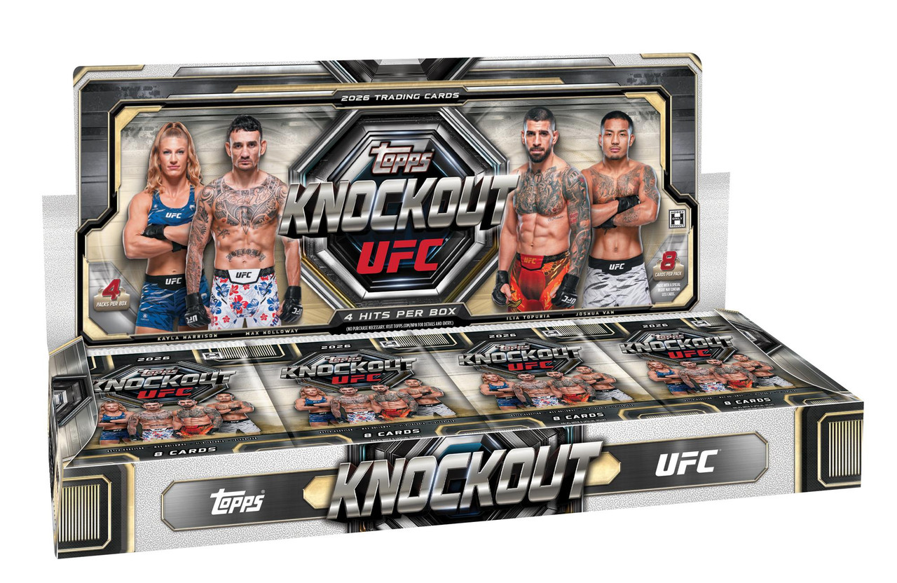 2026 Topps Knockout UFC Hobby Box | 4 Hits Per Box