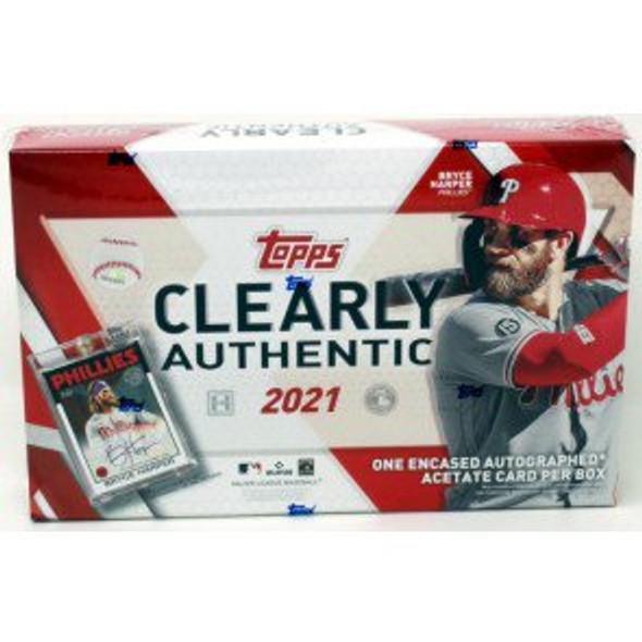 2021 Topps Clearly Authentic Baseball Hobby Box - On Sale - Discount - Cheap - Sale - Shop