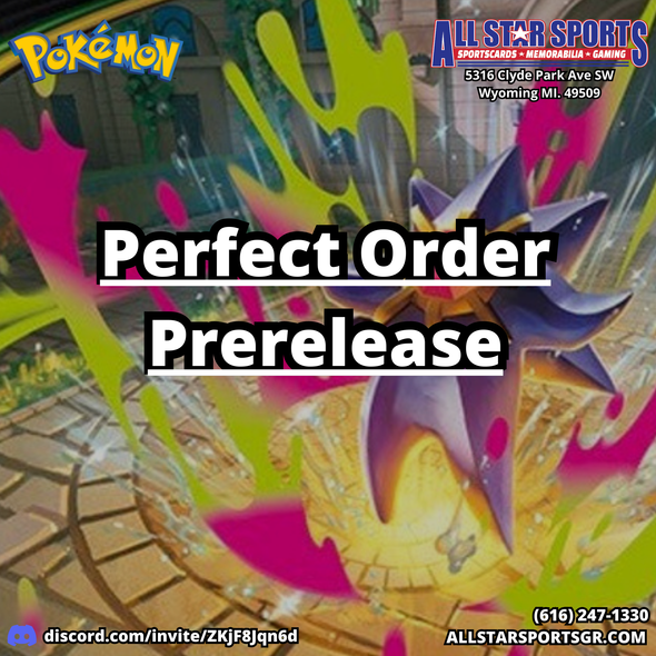 Pokémon Perfect Order Prerelease Registration