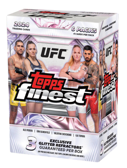 2024 Topps Finest UFC Blaster Box - 2024 Topps Finest UFC Value Box - 2024 Topps Finest UFC