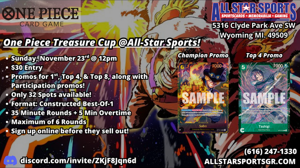 One Piece Card Game November Treasure Cup