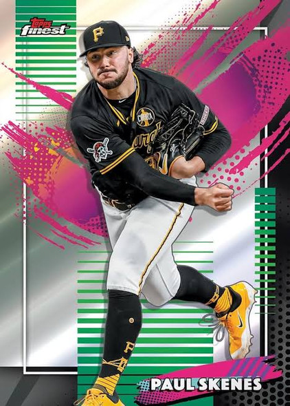 Discover the Paul Skenes Topps Finest rookie card featuring the Pittsburgh Pirates ace. Explore card design, rookie appeal, rarity, and collector value.