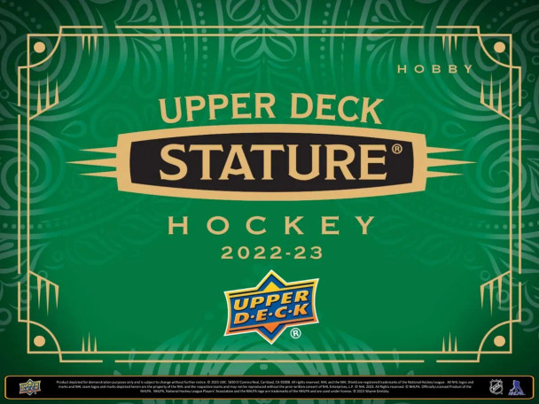 2022/23 Upper Deck Stature Hockey Hobby Box