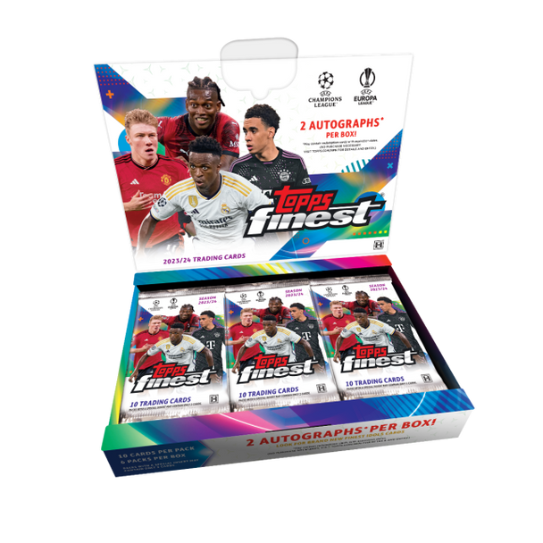 2023/24 Topps Finest UEFA Club Competitions Soccer Hobby Box