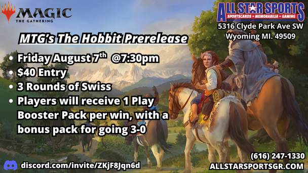 MTG's The Hobbit Prerelease Registration