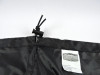 Adjustable elastic cord hem with adjustable lock for snug fit