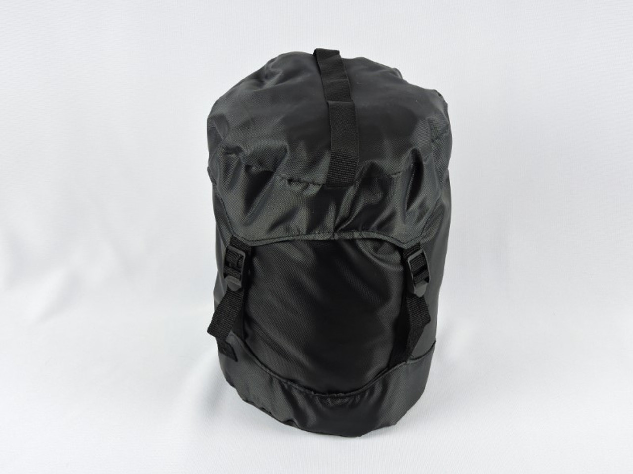 Handy and durable compression bag for compact storage.