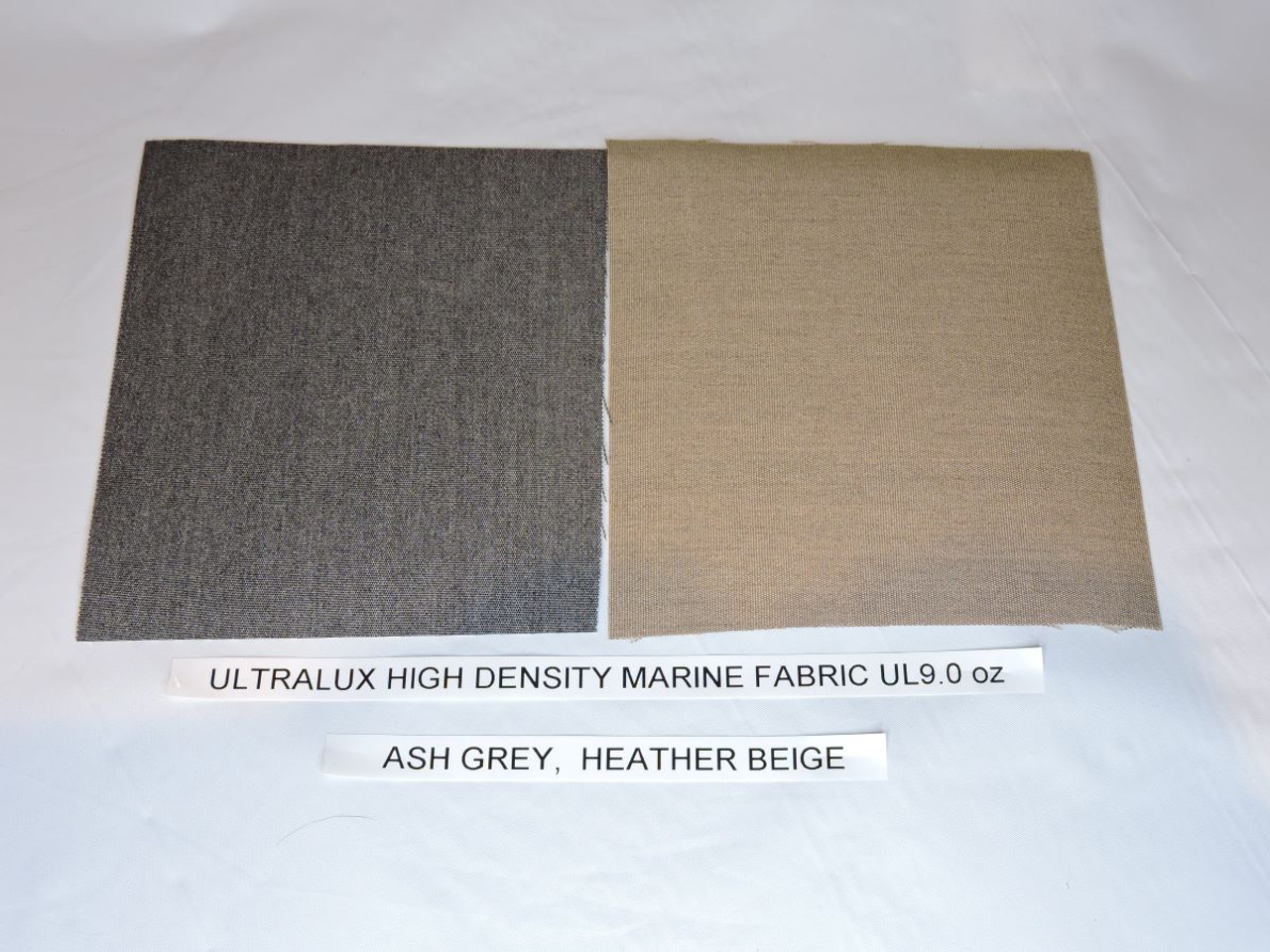 UltraLux colour choices Ash Grey and Heather Beige (black available on special order)