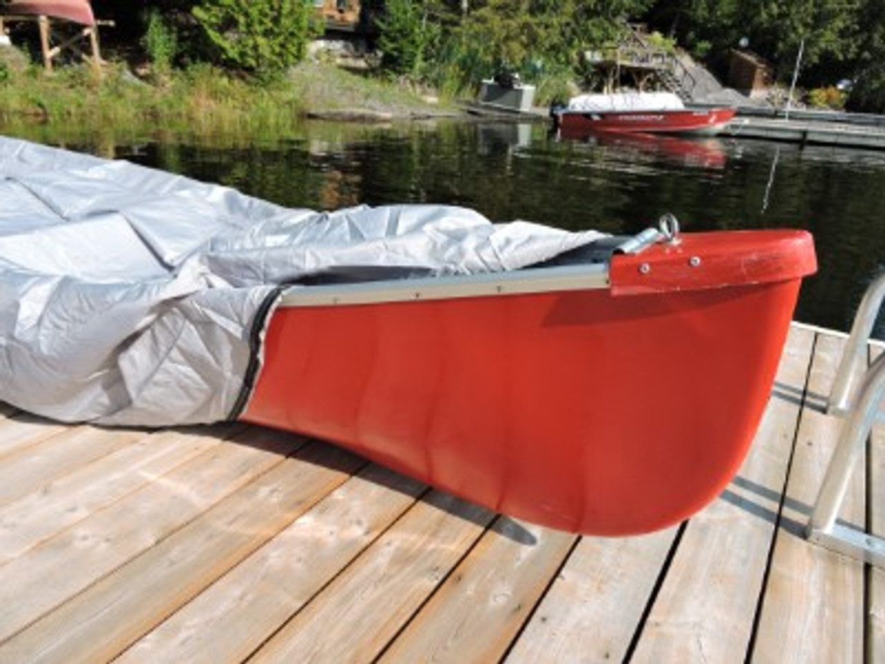 Venture Canoe Kayak Cover open end zipper closure