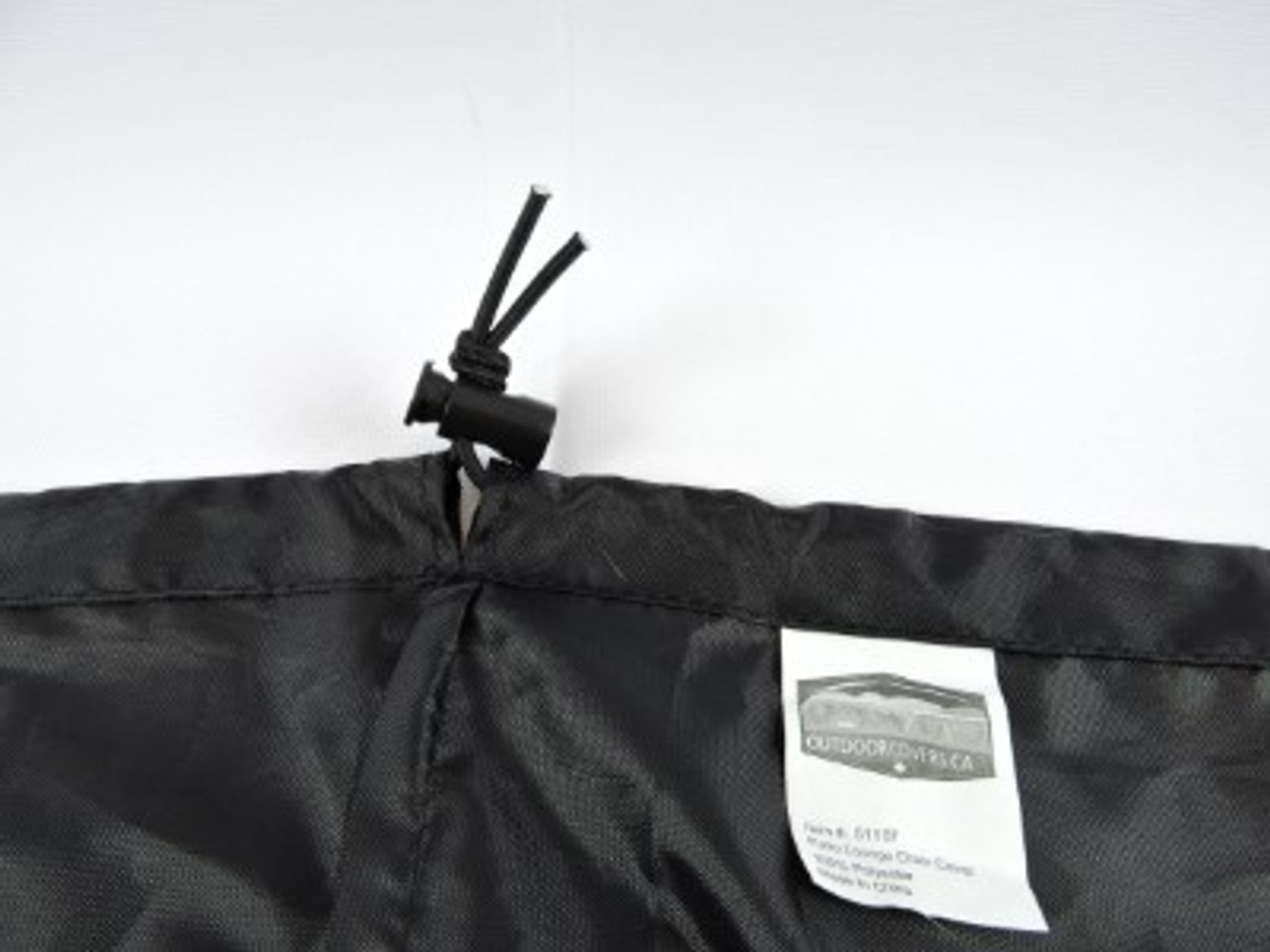 Adjustable elastic cord hem with adjustable lock for snug fit