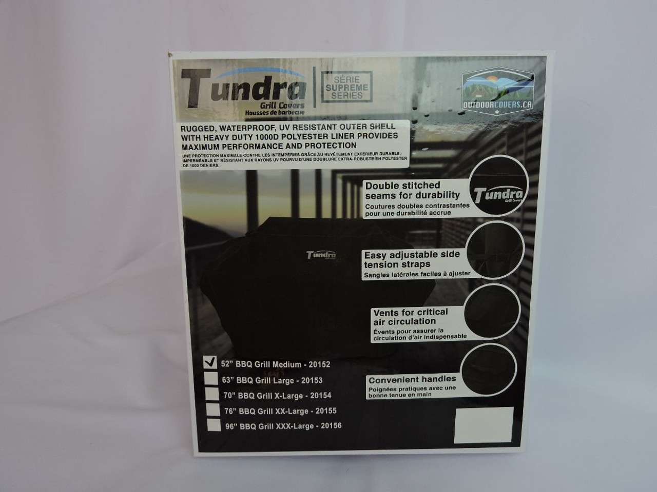 Tundra Grill Covers packaging