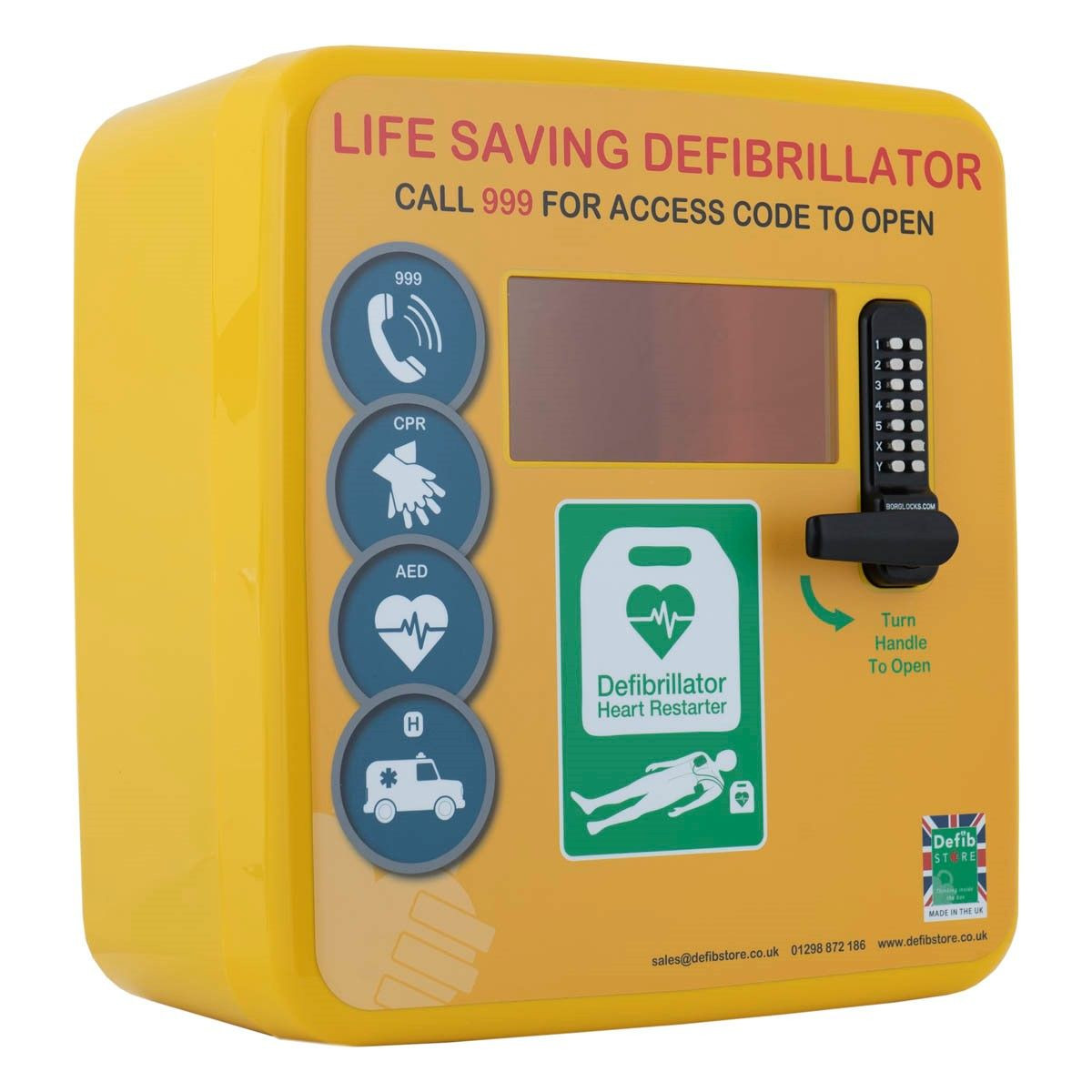 Polycarbonate Outdoor AED Jax First Aid