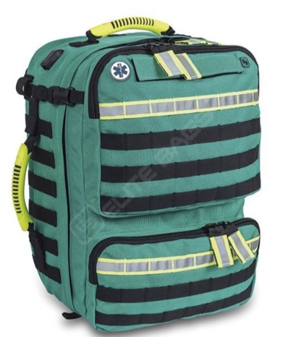 Elite Paramedic Rescue Tactical Backpack Green Jax First Aid