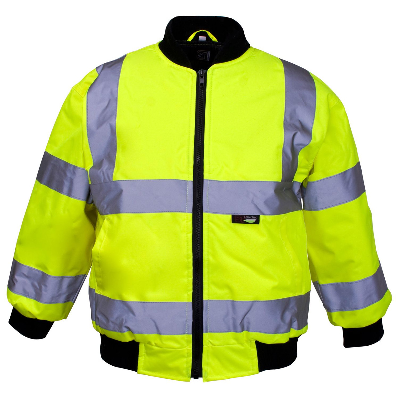 Supertouch 39743-5 Hi Vis Junior Bomber Jackets Yellow