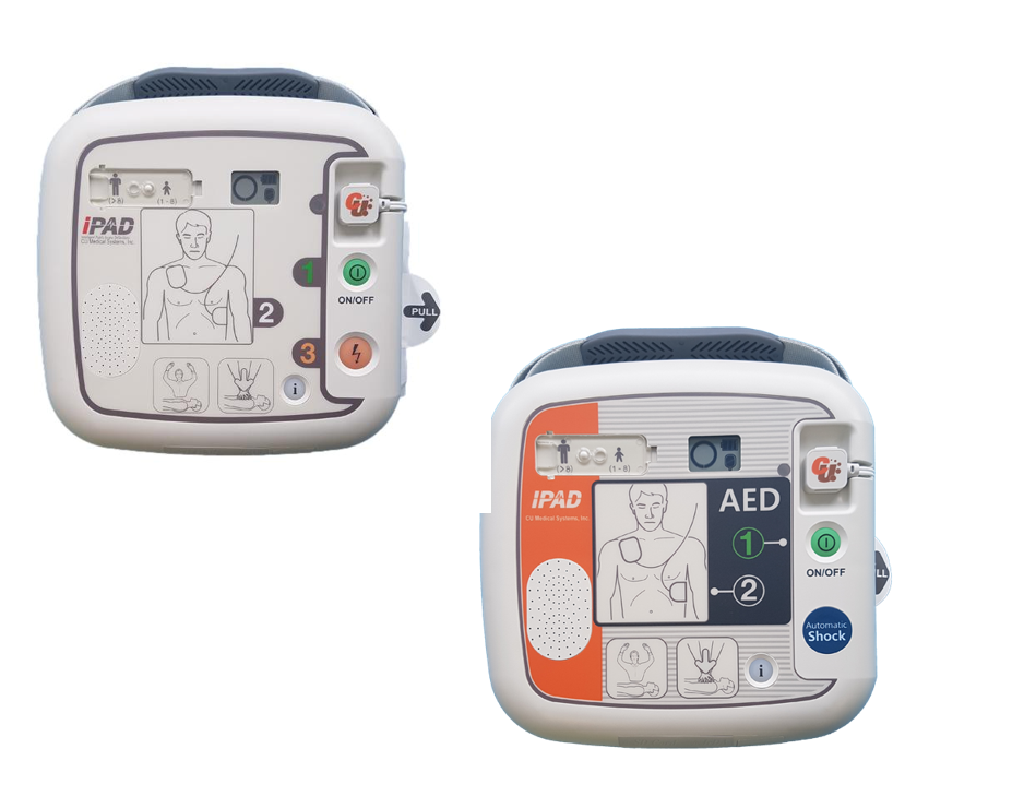 iPAD SP1 Defibrillator semi automatic and fully automatic AED options