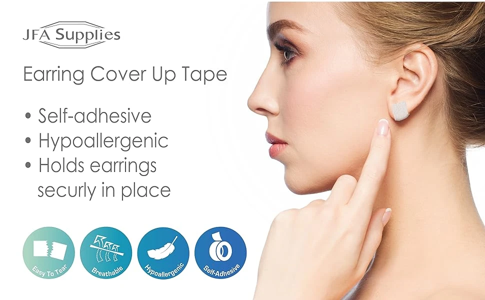 Earring Cover Up Tape
