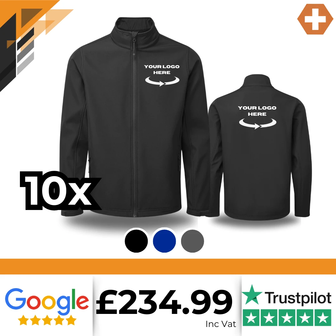 10x Personalised Softshell Jacket Bundle