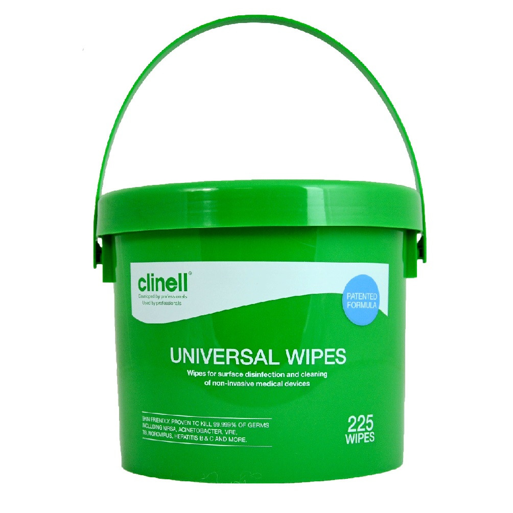 Clinell Universal Wipes 225 MultiPurpose Cleaning Wipes