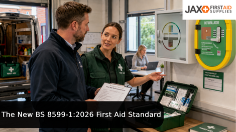 BS 8599-1:2019+A1:2026 Explained: What UK Employers Need to Know About the New First Aid Standard