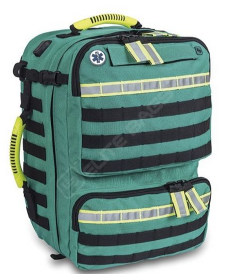 Elite Paramedic Rescue Tactical Backpack Green Jax First Aid