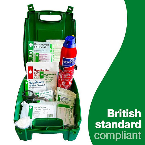 Truck and Van First Aid Kit with Fire Extinguisher