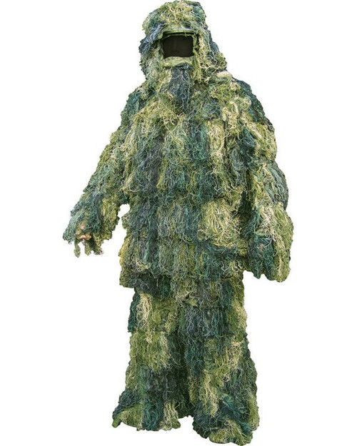 CLEARANCE woodland ghillie suit adult medium/large camouflage set