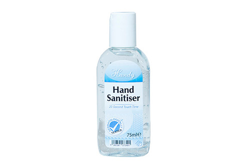 70 alcohol hand sanitiser gel 75ml pocket size bottle