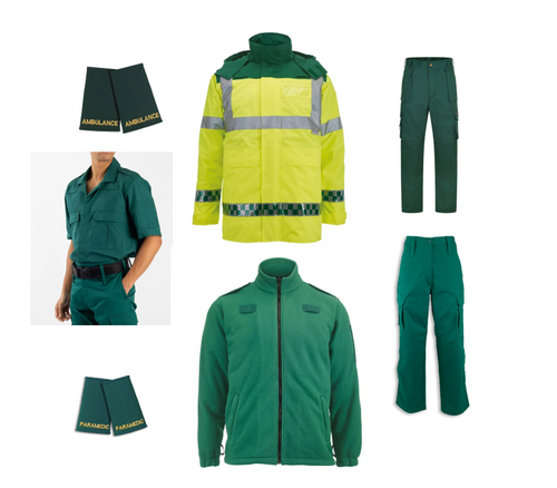 CLEARANCE Ambulance Clothing Bundle - Bottle Green