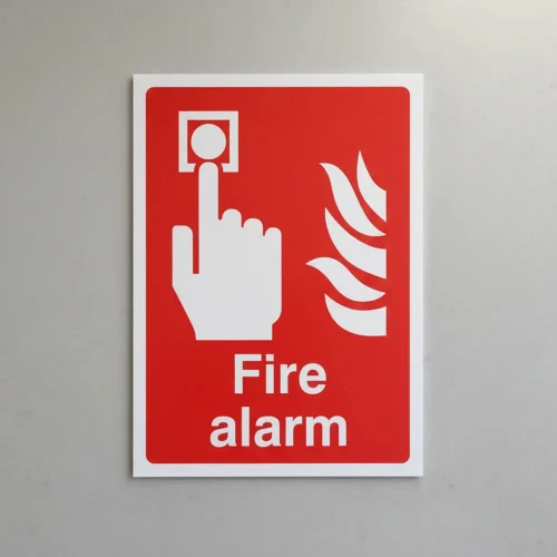 Fire Alarm Sign 150mm x 200mm