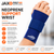 A durable and supportive neoprene wrist brace designed to provide targeted compression and support to the wrist joint. Ideal for those experiencing wrist pain, injury, or strain, this adjustable wrist support helps alleviate discomfort during physical activities and promotes faster recovery. Its flexible design allows for a comfortable fit while ensuring stable support, making it perfect for athletes, workers, and everyday use.