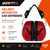 Ear defenders with a SNR of 30dB, which gives an excellent amount of noise reduction for industrial or construction settings.​