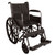 Folding Wheelchair with footrests, showcasing its lightweight and compact design.