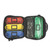 Paris First Aid Bag open with five removable pouches and transparent windows