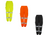 Image of three pairs of Hi-Vis Jogging Bottoms side by side in yellow, orange, and black. Reflective detailing for enhanced visibility and safety.