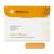 One singular thin rectangular plaster in front of Dependaplast Fabric Plasters box, individually wrapped for hygiene.