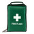 Stockholm Large First Aid Bag in green, made from durable rip-stop fabric with multiple compartments for organised medical supplies
