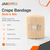 Crepe Bandage 5cm x 4m – Flexible and durable support for injury care and first aid. Ideal for compression and light support.